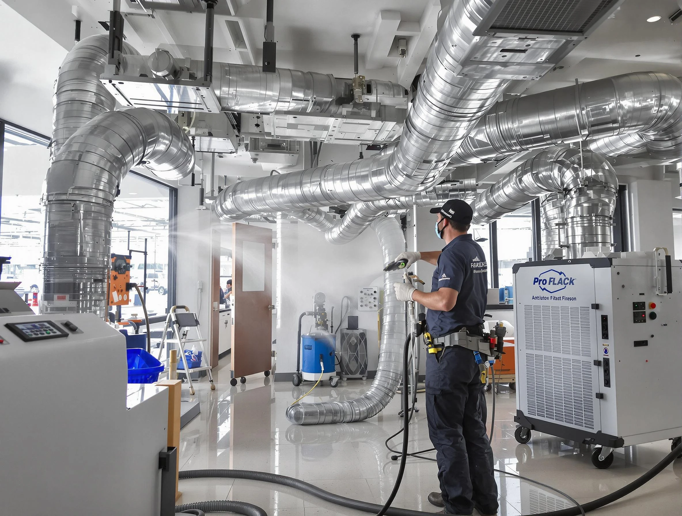 Negative Pressure Air Duct Cleaning in Milton