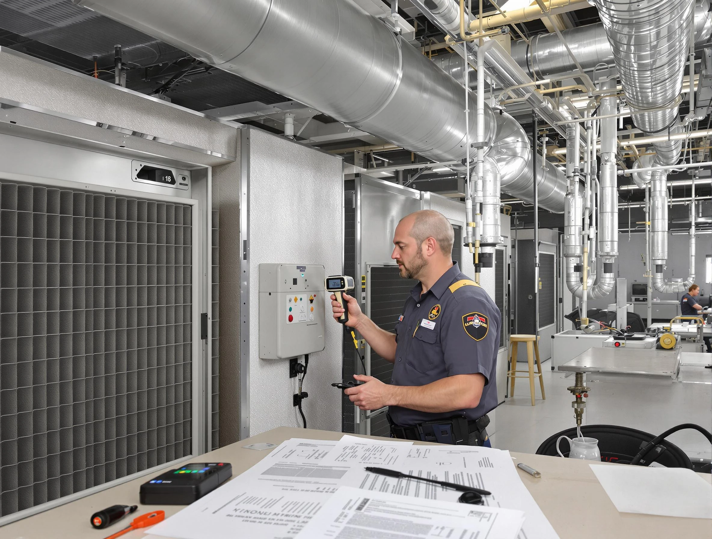 Professional filter system inspection by Milton Air Duct Cleaning in Milton